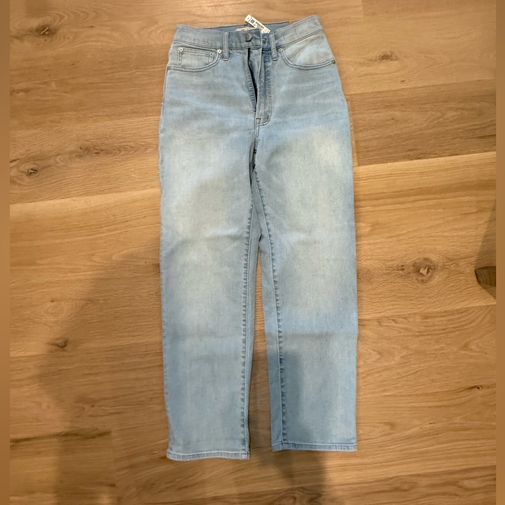 Madewell Perfect Vintage Straight Jeans - Light Blue